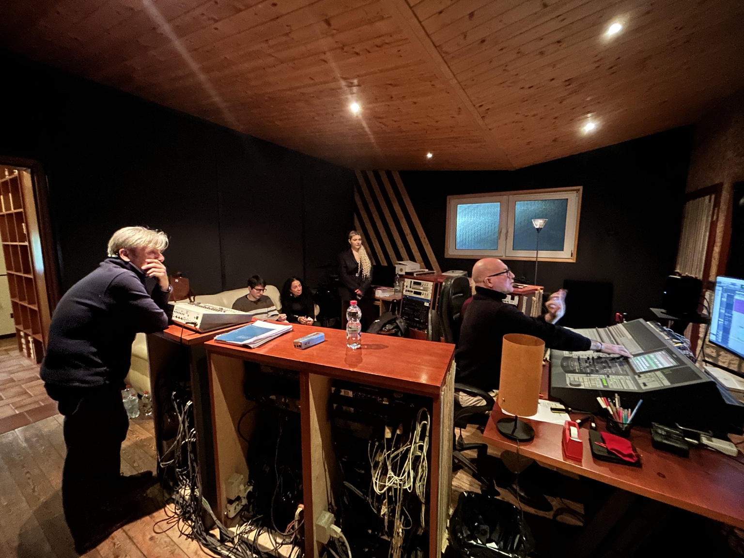 Longing For You recording session control room