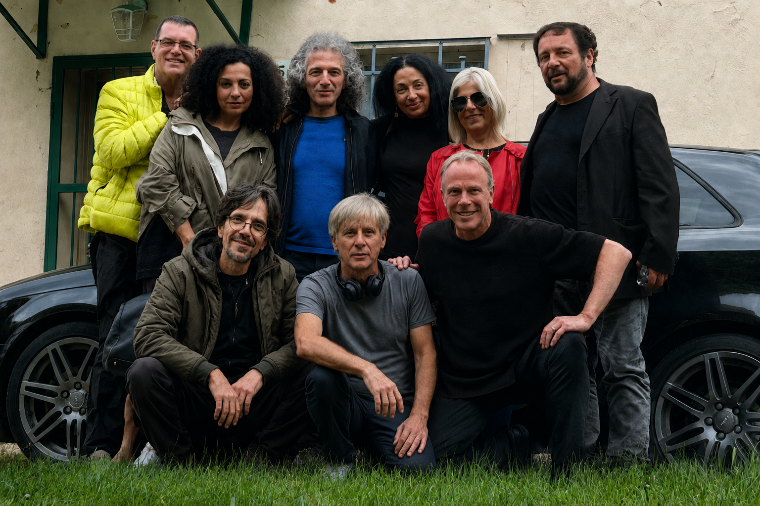 Mewzing Project debut recording dates group photo